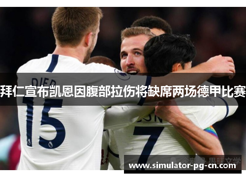 拜仁宣布凯恩因腹部拉伤将缺席两场德甲比赛